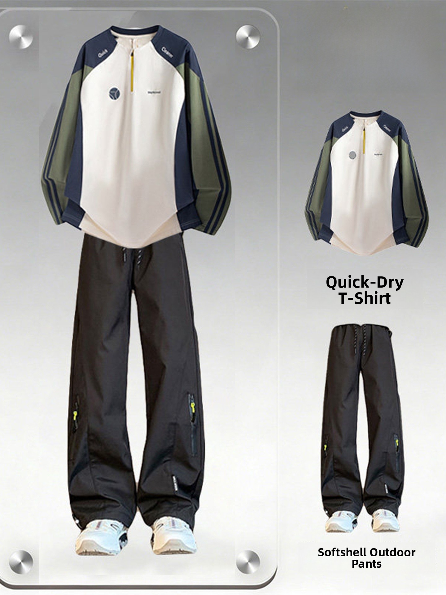 Running Gear Autumn - Outdoor Sports Cycling Suit Set Men's