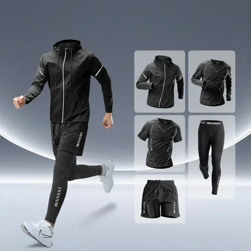 Running Gear Outfit - New Arrival Men's Athletic Training Set