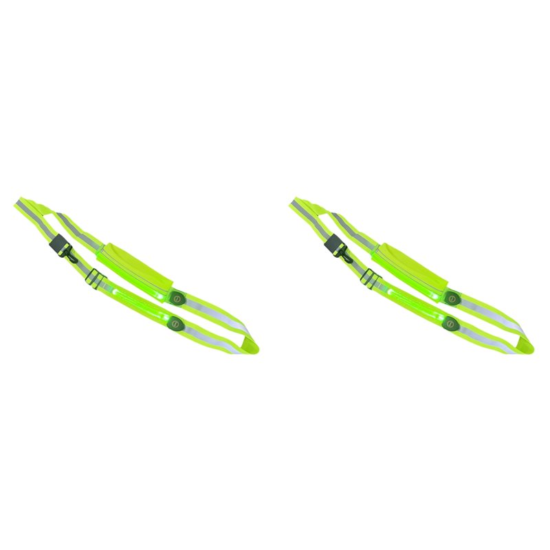 Running Visibility Gear - BTLIFE-2X LED Reflective Belt Sash With