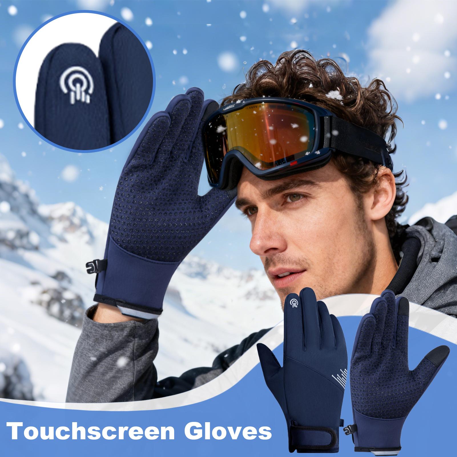 Running Gear In The Cold - Cold Weather Gloves, Windproof Thermal Touchscreen