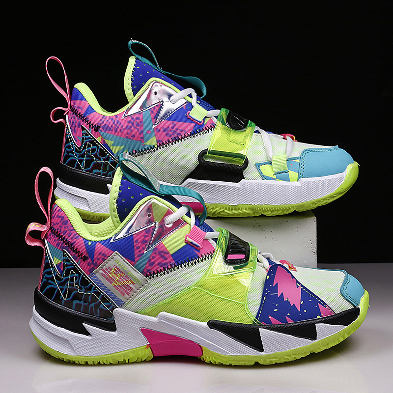 Running Gear Design - Men's Breathable Lightweight High-Top Basketball Shoes