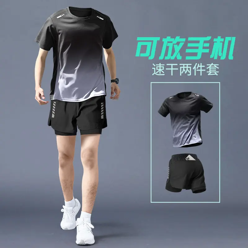 Running Gear For Marathon - Men's Summer Running Set - Quick-Dry