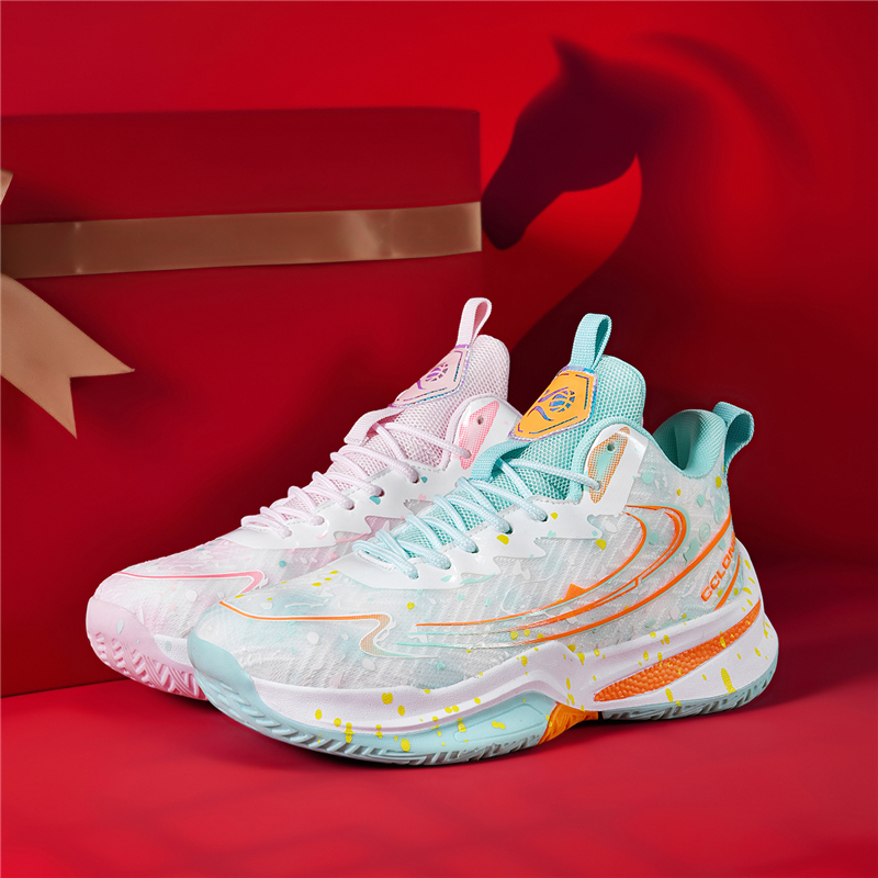 Running Gear Design - Men's Breathable Lightweight High-Top Basketball Shoes
