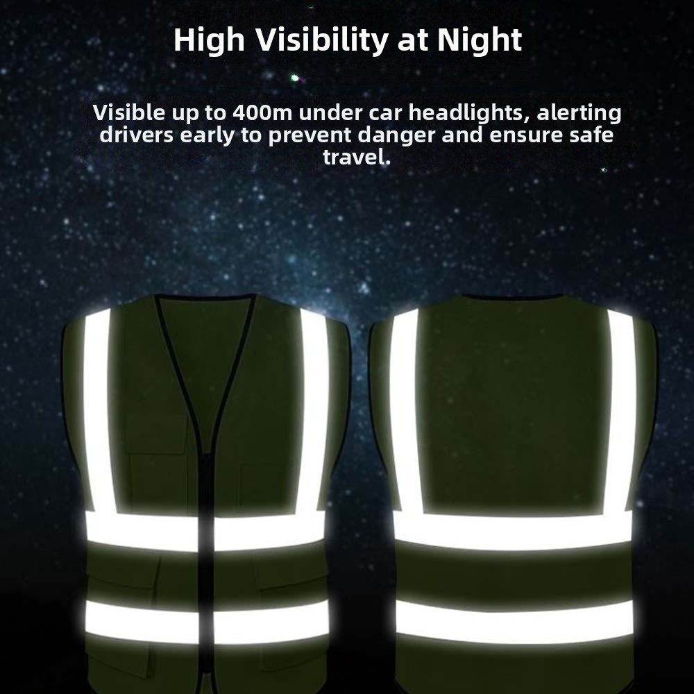 Running Visibility Gear - High Visibility Reflective Vest Warning One
