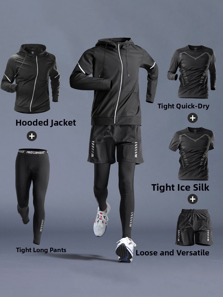 Running Gear Autumn - Qui Dry Sports Training Suit for