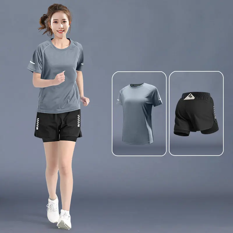 Running Gear For Marathon - Women's Summer Running Set - Ice