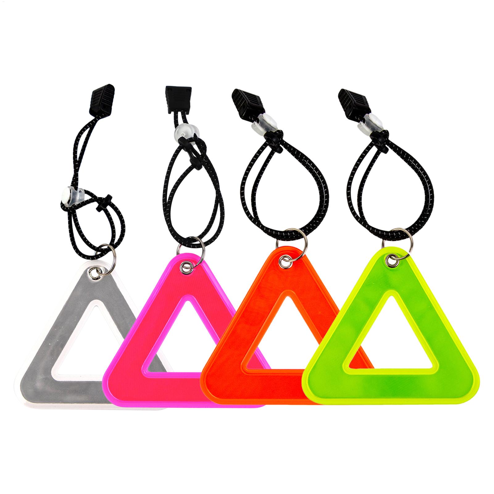 Running Visibility Gear - Reflective Pendants High Visibility Triangle Safety