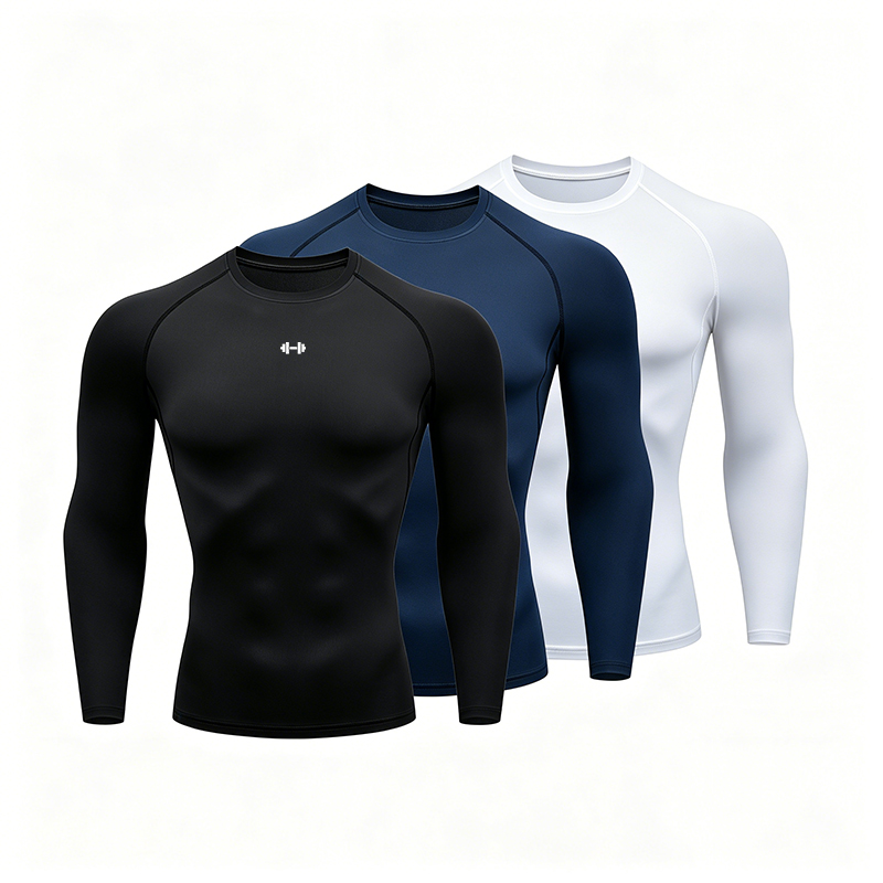 Running Gear Winter - Tight Men Sport T-shirt Quick Dry
