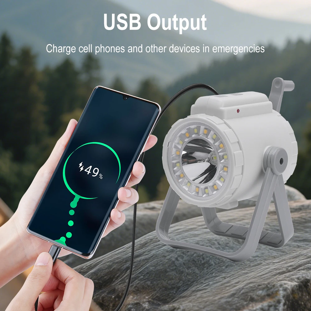 BORUiT Hand Crank LED Camping  - đánh giá và giá Running Gear Of The Year