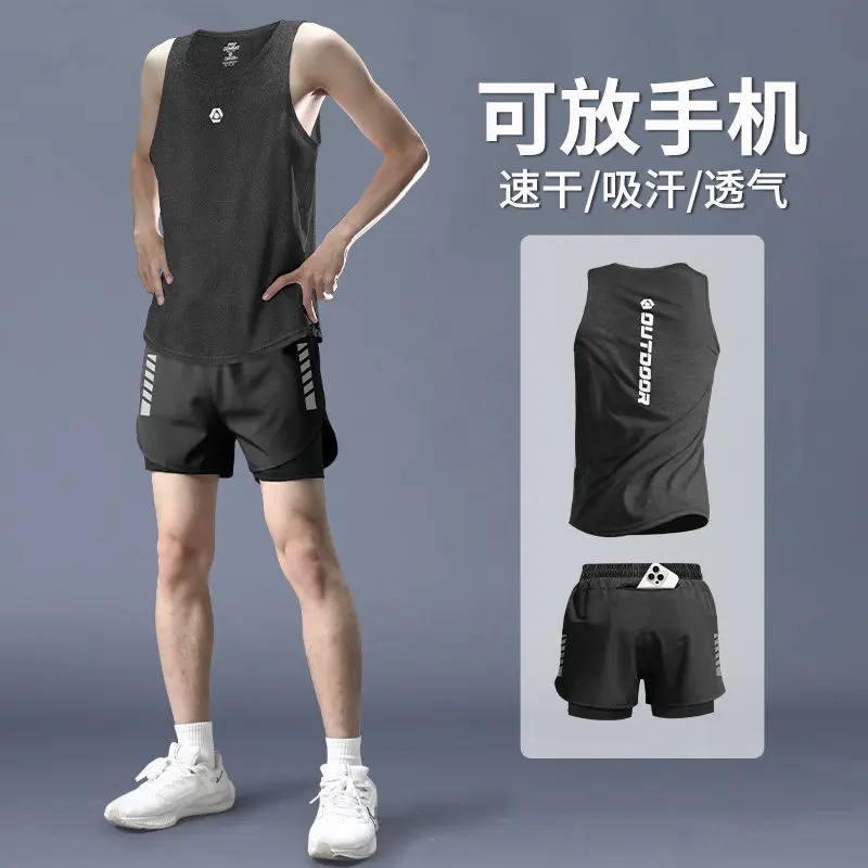 Men's Quick-Dry Tank Top & Sho - đánh giá và giá Running Gear For Marathon