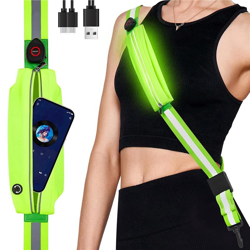BTLIFE-2X LED Reflective Belt  - đánh giá và giá Running Visibility Gear