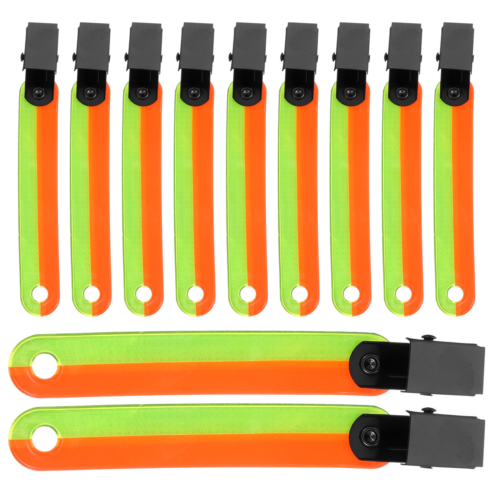 12Pcs Reflective Clip Fluoresc - đánh giá và giá Running Visibility Gear
