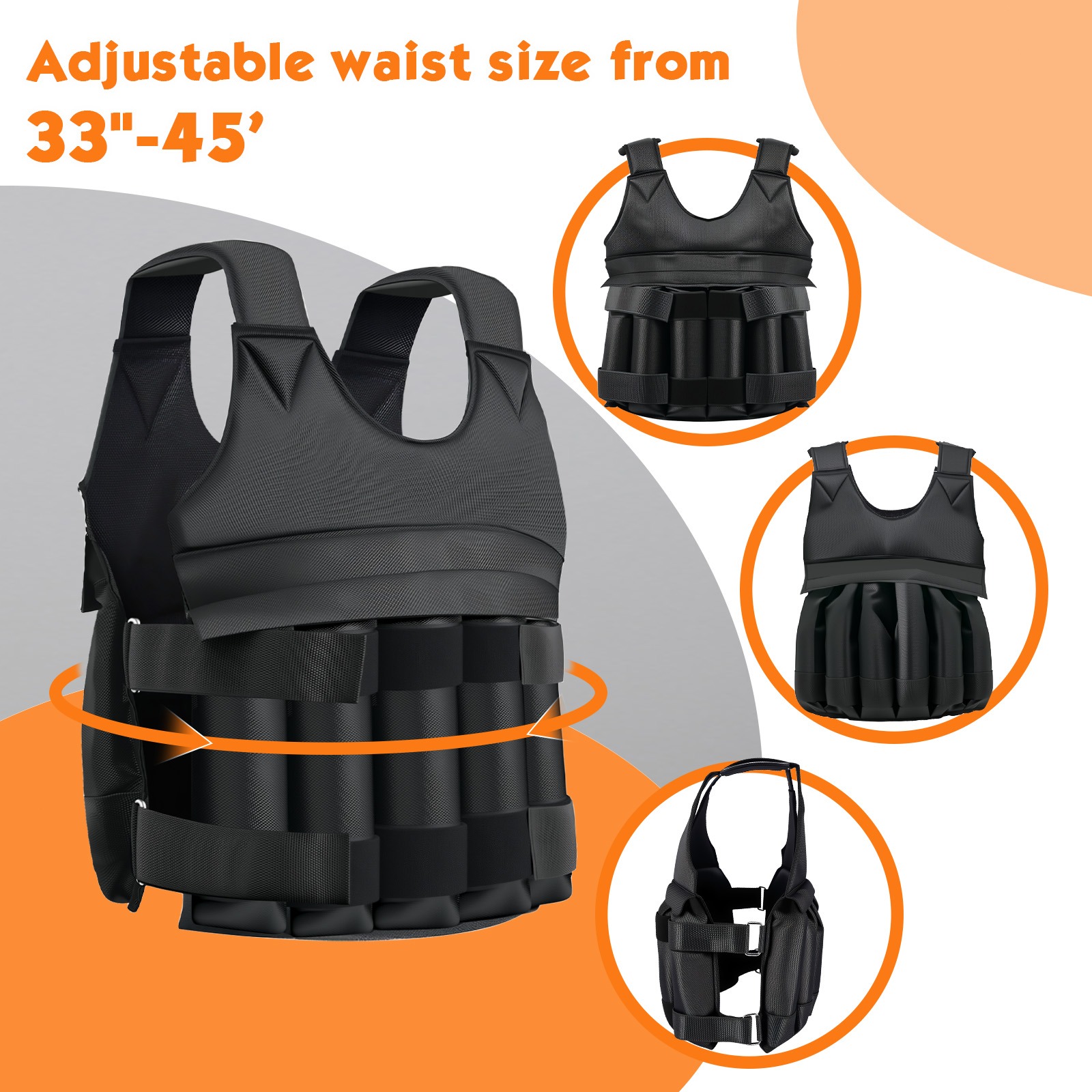 Adjustable Weighted Vest for M - đánh giá và giá Running Gear Design
