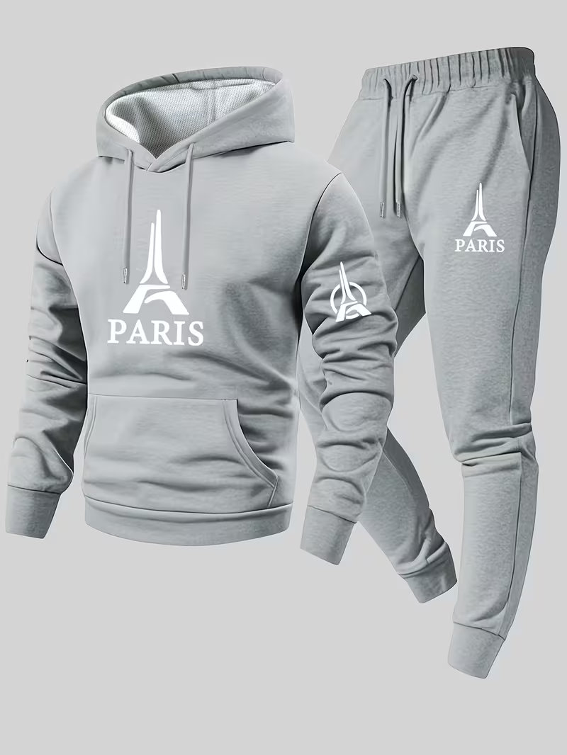 Paris Men's Urban Casual Two-P - đánh giá và giá Running Gear Autumn
