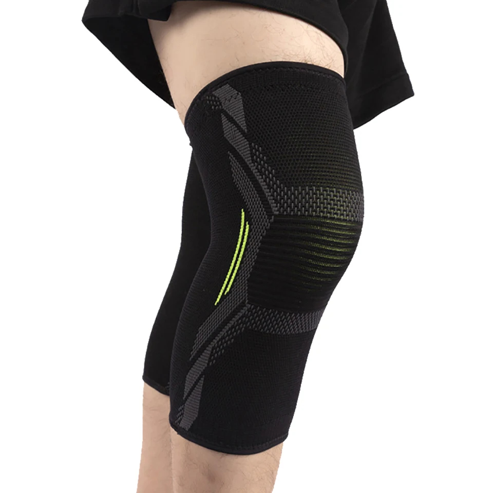1Pcs Knitted Nylon Sports Knee - đánh giá và giá Running Gear In The Cold