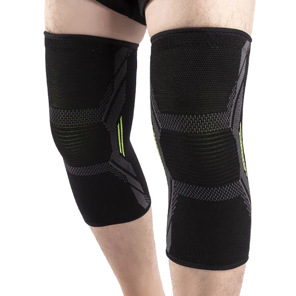1Pcs Knitted Nylon Sports Knee - đánh giá và giá Running Gear In The Cold