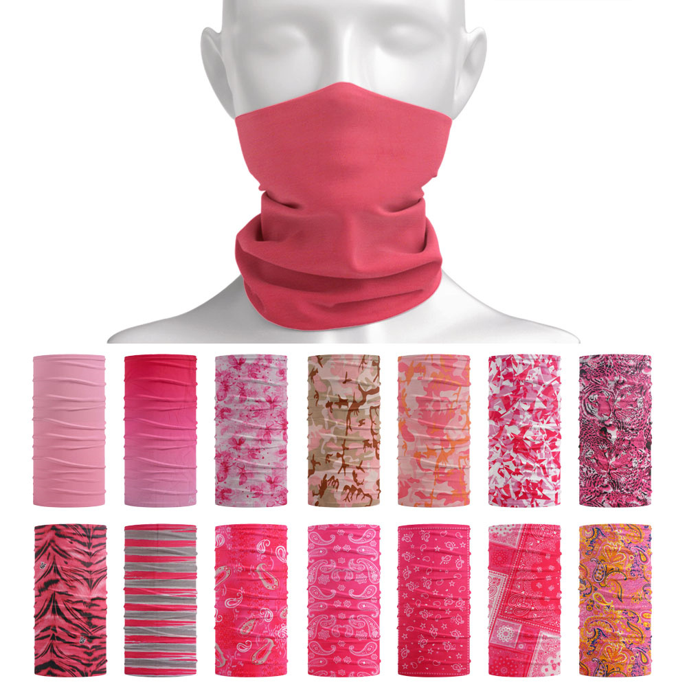 Pink Seamless Outdoor Bandana  - đánh giá và giá Running Gear Autumn