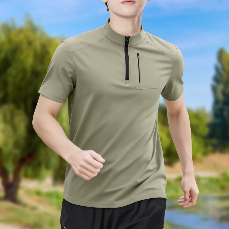 Men's Half-Zip High-Stretch Qu - đánh giá và giá Running Gear Winter
