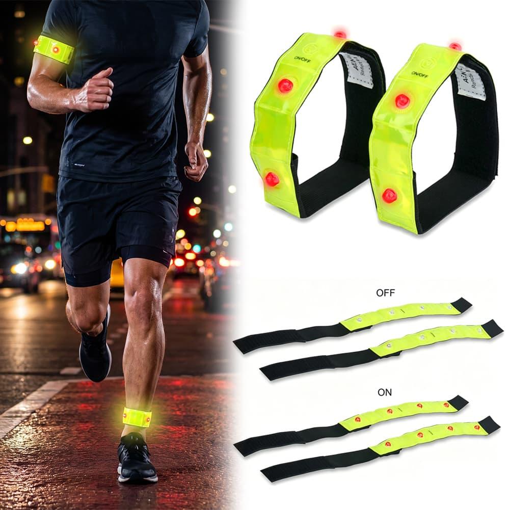 LED Reflective Armband With Fl - đánh giá và giá Running Visibility Gear