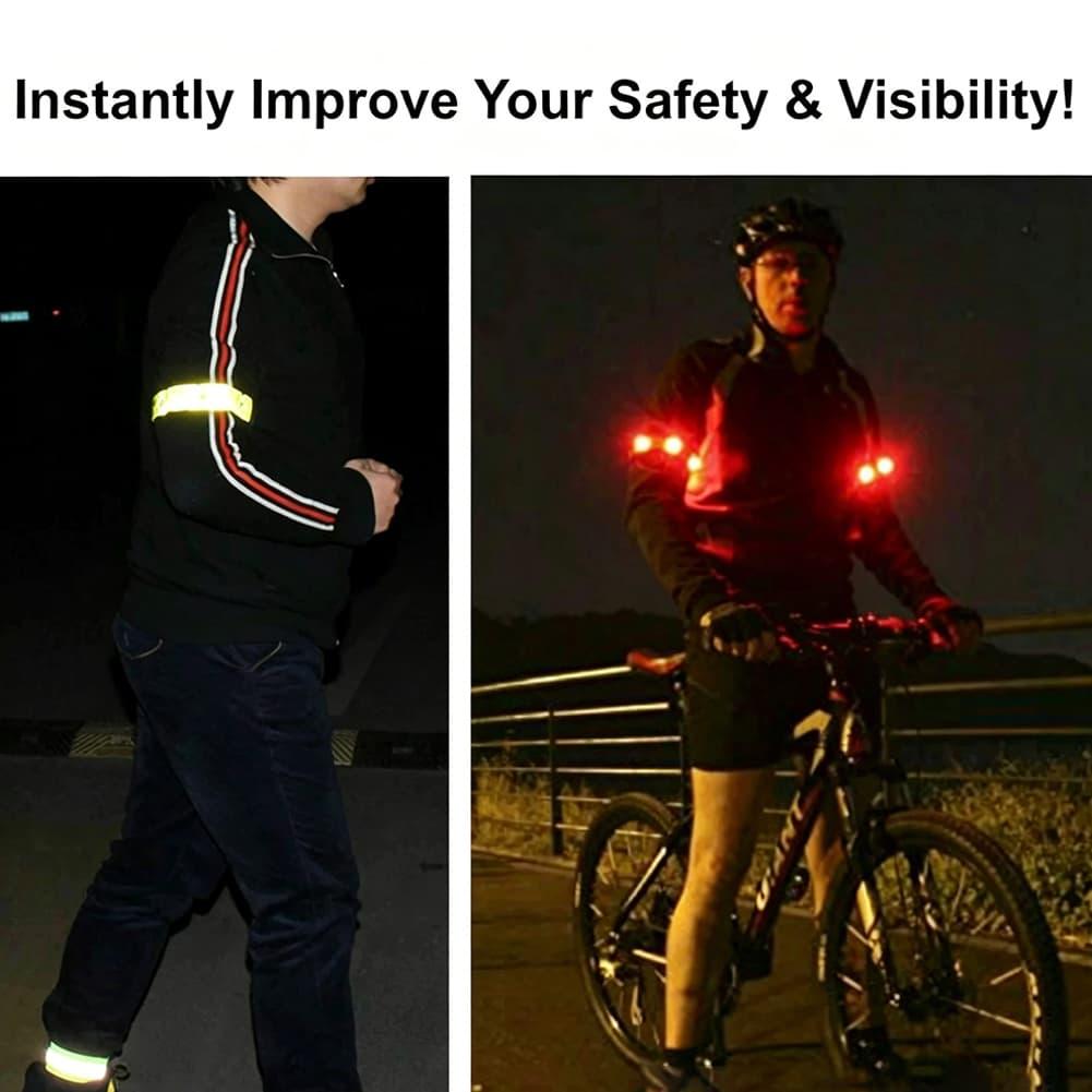 LED Reflective Armband With Fl - đánh giá và giá Running Visibility Gear