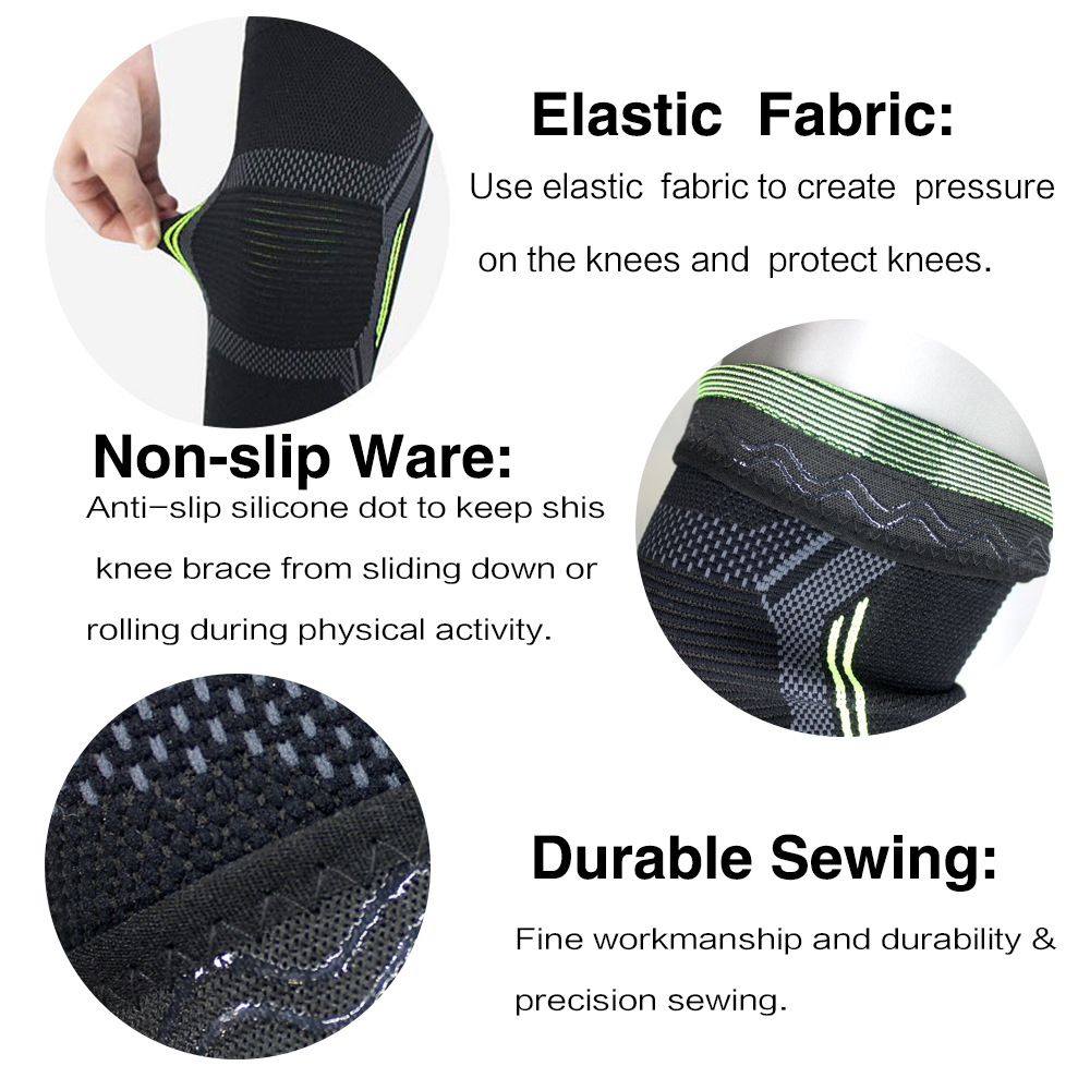 Single Knee Pad Knitted Nylon  - đánh giá và giá Running Gear In The Cold